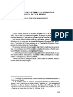 El Acceso Del Hombre A La Realidad Según Xavier Zubiri, Fannie A. Simonpietri Monefeldt