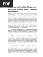 Download Contoh Jurnal Penelitian Eksperimen by Grace Arisantha Hutapea SN136399010 doc pdf