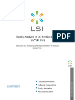 Equity Valuation of LSI Semiconductor (Deb Sahoo)