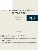 Metodologia en La Solución de Problemas
