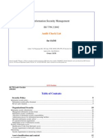 ISO 17799 Checklist