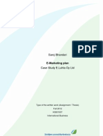 E-Marketing Plan PDF