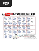 Download Youtube Workout Calendar by Amy Suto SN136415359 doc pdf