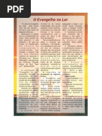 Evangelho No Lar Folder Seara Do Mestre