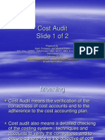 Cost Audit 1 of 2