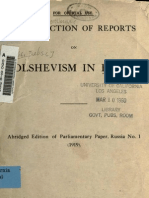 Reports on Bolshevism in Russia reveal atrocities