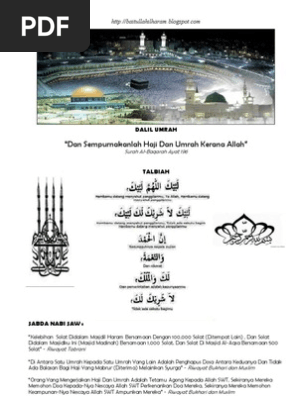 Nota Umrah Ust Bahakhi Pdf
