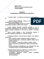 Diskusija o Konverziji U Pravo Vlasnistva Neizgradjeno Gradjevinsko Zemljiste.