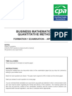 Business Mathematics Quantitative Methods