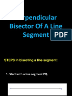 Perpendicular Bisector of A Line Segment