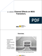 Short Channel Effects on MOS
Transistors
