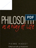 Philosophy As A Way of Life - Pierre Hadot PDF