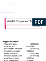 Masalah Penggunaan Antibiotika