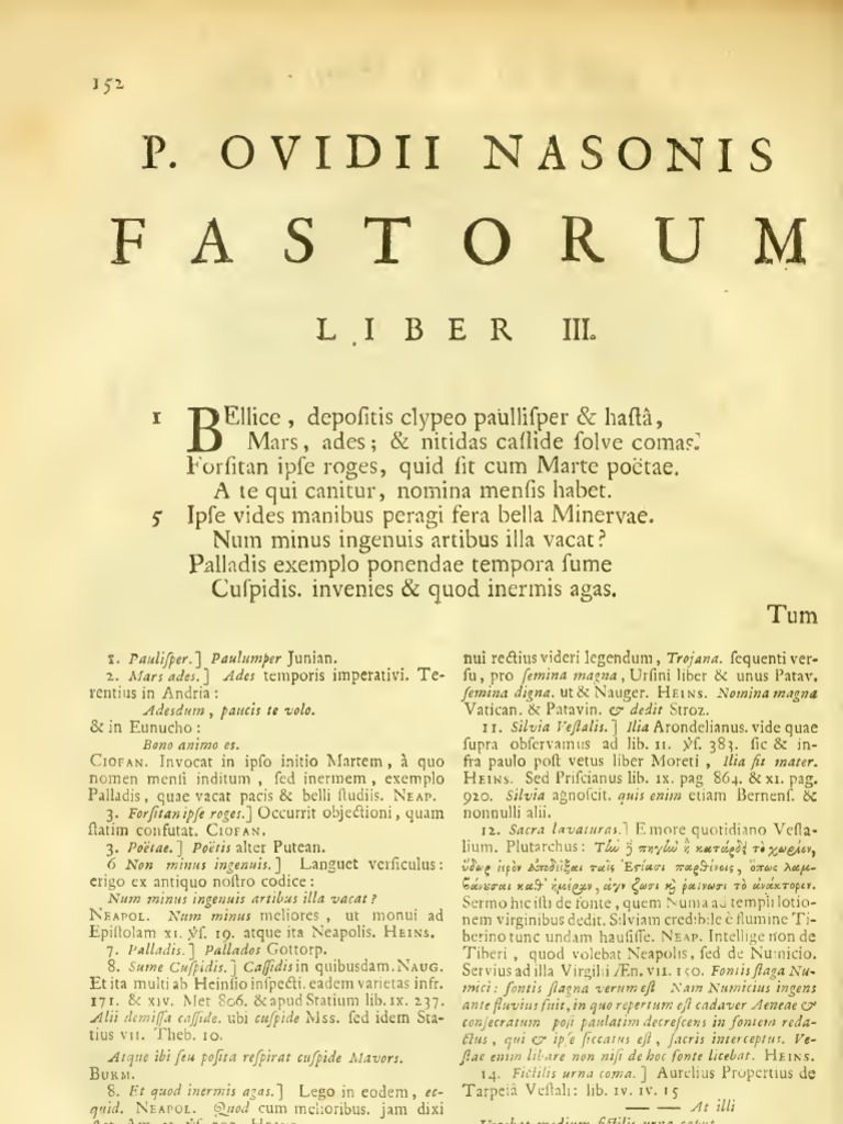 Burman On Fasti 3 | PDF