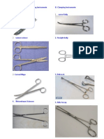 Common surgical instruments and their uses