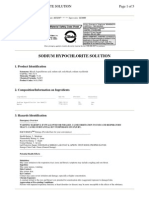 Page 1 of 5 Sodium Hypochlorite Solution