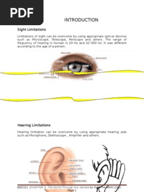 Technological Devices That Can Overcome The Limitations Of Sight And Hearing Pdf Telescope Hearing