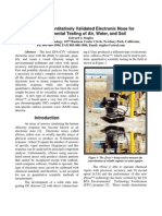 The First Quantitatively Validated Electronic Nose For Environmental Testing of Air, Water, and Soil