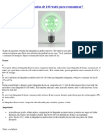 Como substituir as lâmpadas para economizar