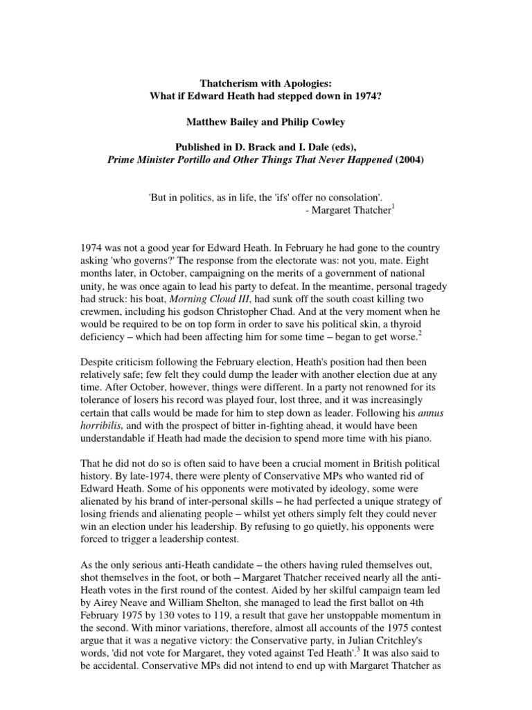 Essays on thatcherism picture