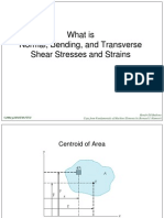 Normal, Bending and Transverse Shear Stress and Strains - Kuli