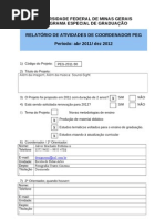 Relatorio PEG 2011 2012