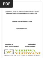 Project report on Makaan.com