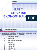 Bab 7 Struktur Ekonomi Malaysia