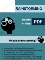 Brainstorming: Prepared by