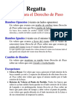 Regatta 1997 Avalon Hill Reglas Derecho de Paso Castellano Español PDF
