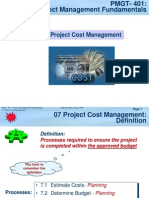  Project Cost Management