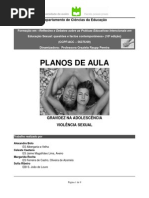 Planos de aula - Gravidez na adolescência e Violência sexual