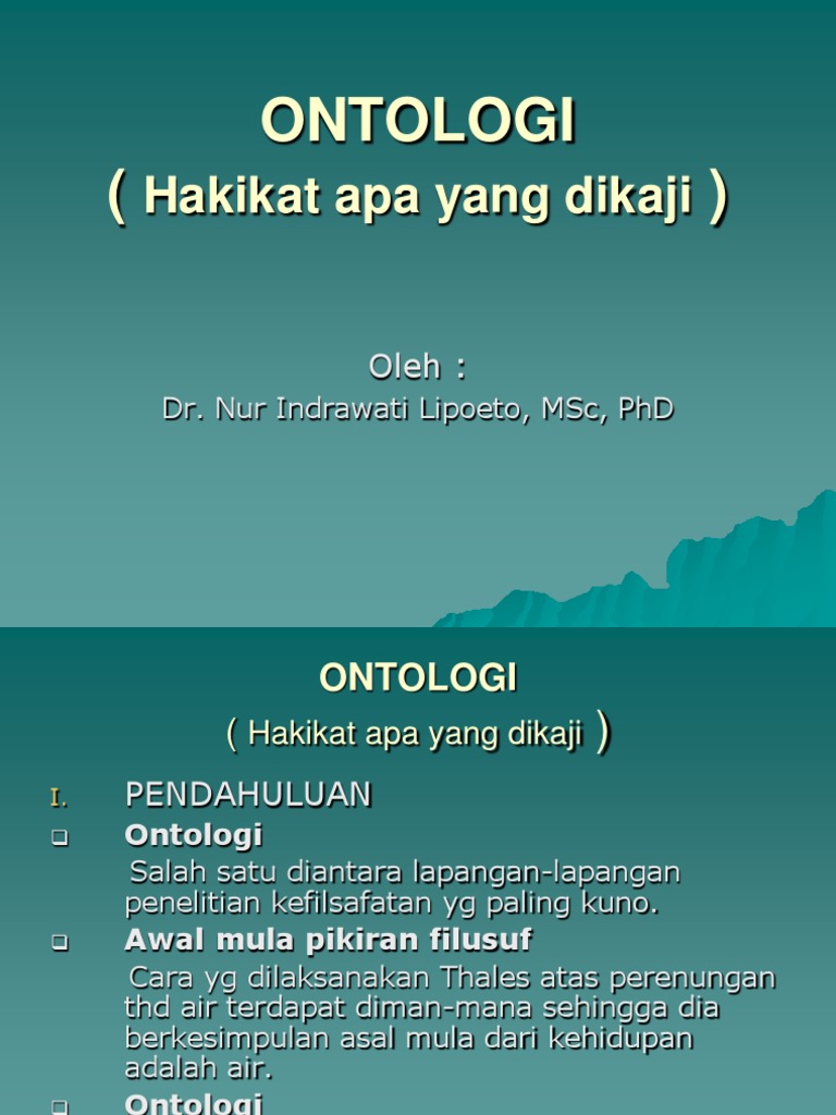 ONTOLOGI