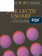 Richard P Feynman Şase Lecţii Uşoare 2010 PDF