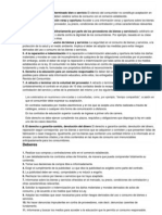 Derechos y Deberes Del Consumidor