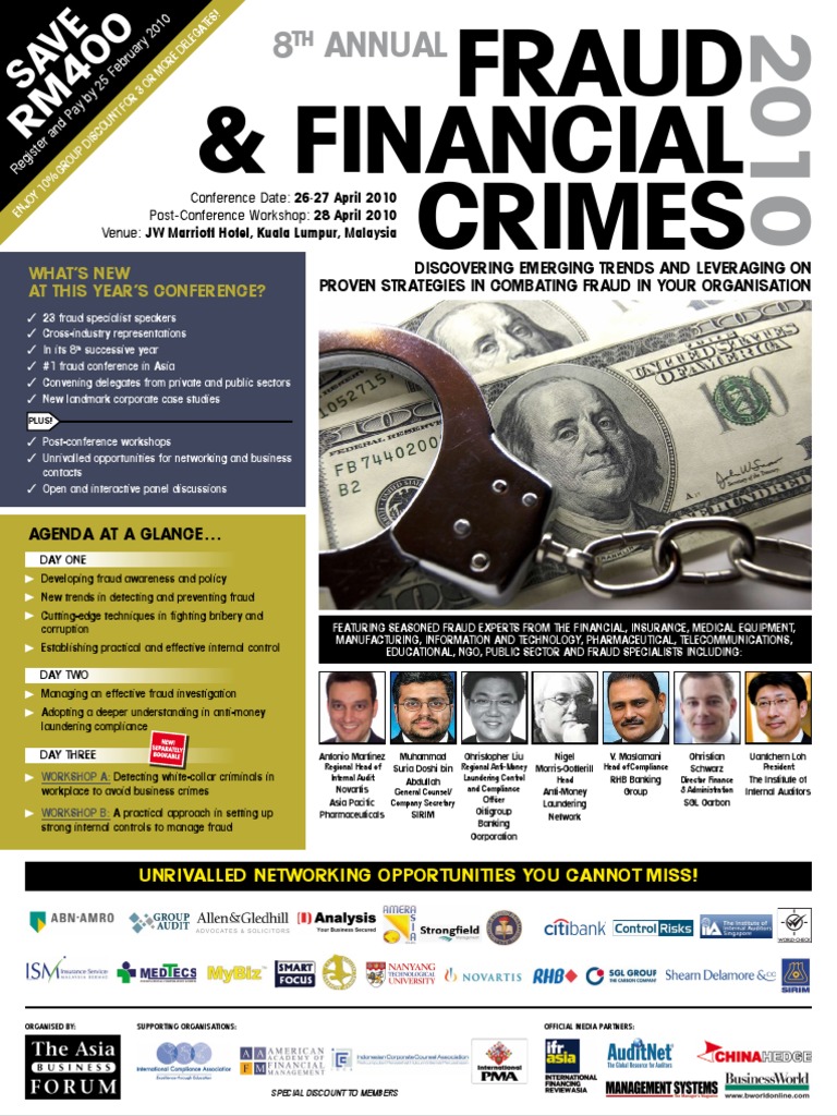 8th Annual Fraud and Financial Crimes Conference by the Asia Business