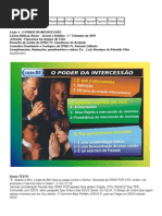 Lição 5 - O PODER DA INTERCESSÃO