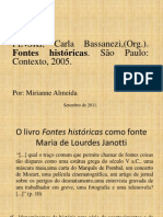 Fontes Históricas