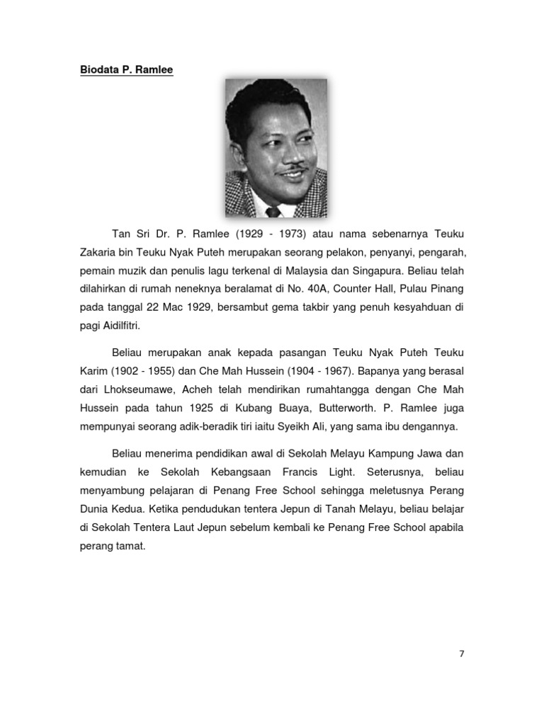 P Ramlee Pdf