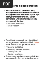 Download Jenis-jenis Metode Penelitian by Iwel Deviangel SN136497502 doc pdf