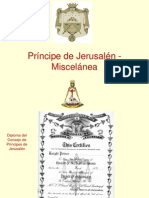 Grado 16 Principe de Jerusalen Miscelanea