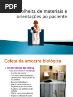 Colheita de Materiais e Anticoagulantes