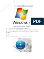 Guia de Instalacion Windows7