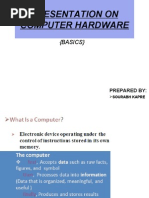 Download COMPUTER HARDWARE by sourabh SN13652810 doc pdf