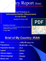 Country Report: (Iran)