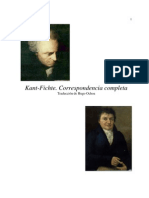 Kant Fichte Correspondencia