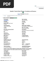 Download Swedish I Tutorial_ Basic Phrases Vocabulary and Grammar  Learn Swedish Online  Free Swedish Lessons by Ioana Alexandra Letinu SN136541743 doc pdf