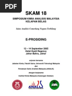 Lisan - Prosiding Simposium Kimia Analisis Malaysia Ke-18, 2005