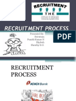 Recruitment Process: Presented By: Srivatsan Punith Kumar N Shylesh Shruthy B.G