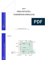 Fundamentos Teóricos Riego Por Goteo